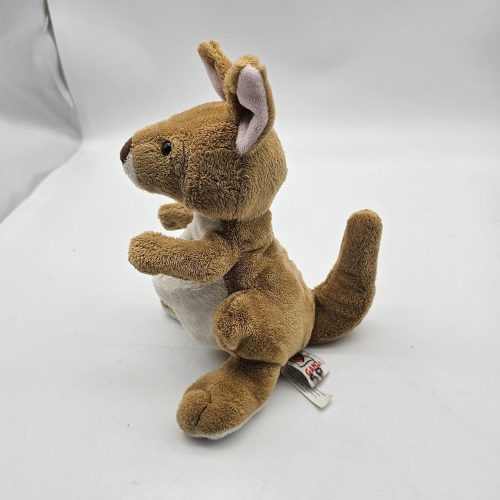 GANZ‎ Webkinz Kangaroo Plush Stuffed Animal Toy Small Brown Tan Soft Cuddly - Picture 2 of 7